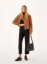 Kazar Zwarte leren sneakers versierd met gouden elementen Black Dames - Thumbnail 8