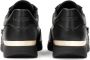 Kazar Zwarte leren sneakers versierd met gouden elementen Black Dames - Thumbnail 9