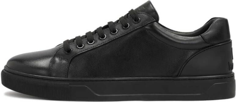 Kazar Zwarte leren veterschoenen