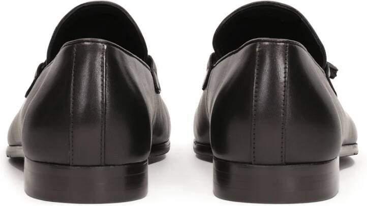 Kazar Zwarte loafers met kwastje