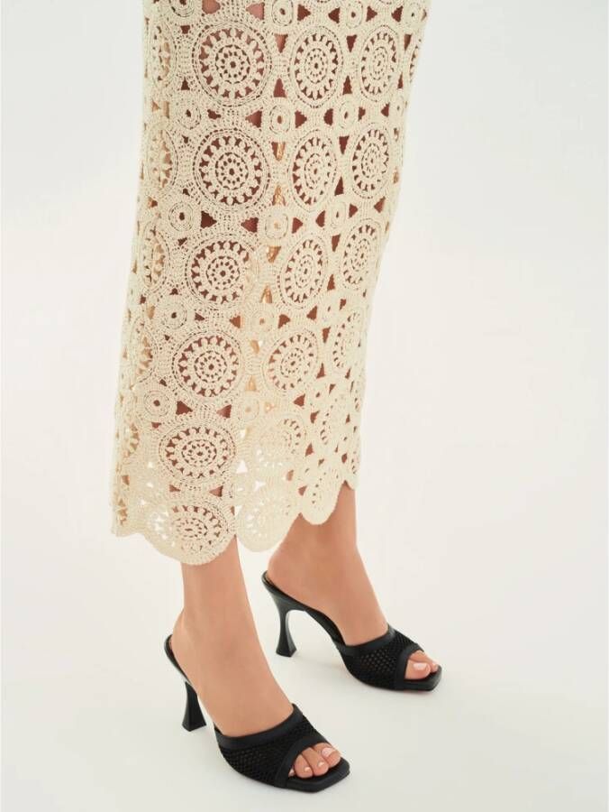 Kazar Zwarte Mesh Hakken Muiltjes Black Dames