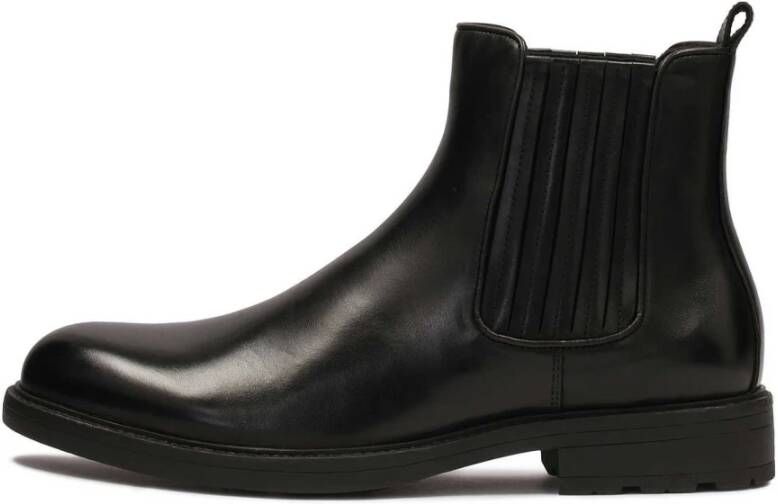 Kazar Zwarte minimalistische herenslippers