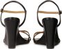 Kazar Zwarte platform sandalen met vierkante neus Black Dames - Thumbnail 7