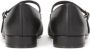 Kazar Black flat heeled pumps with strap fastening - Thumbnail 2