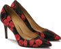 Kazar Zwarte pumps met bloemenborduurpatroon Multicolor Dames - Thumbnail 2
