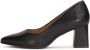 Kazar Zwarte pumps met een brede shearling hak Black Dames - Thumbnail 5