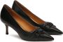 Kazar Zwarte pumps met gevlochten versiering Black Dames - Thumbnail 2