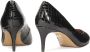 Kazar Zwarte reliëflederen pumps Black Dames - Thumbnail 3