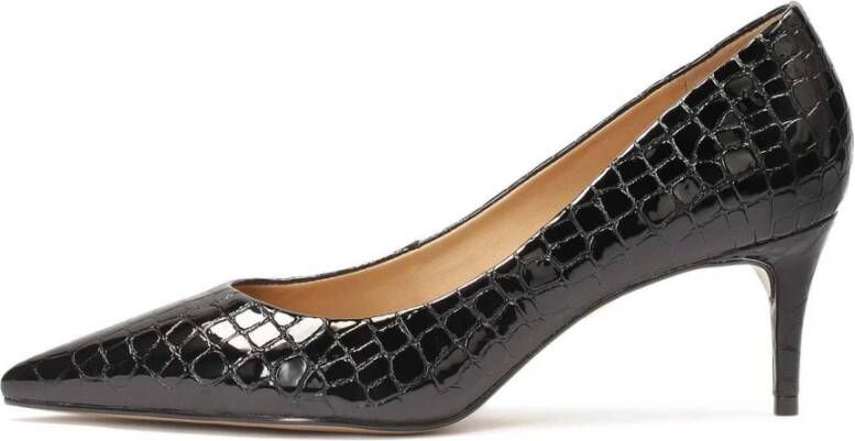 Kazar Zwarte reliëflederen pumps Black Dames