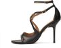 Kazar Zwarte sandalen met fijn gesneden bovenwerk Black Dames - Thumbnail 6