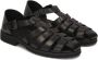 Kazar Zwarte sandalen voor mannen met een bedekte hak en een teen Black Heren - Thumbnail 3