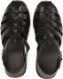 Kazar Zwarte sandalen voor mannen met een bedekte hak en een teen Black Heren - Thumbnail 7