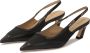 Kazar Studio Zwarte slingback-pumps met een modieuze hak Black Dames - Thumbnail 9