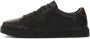 Kazar Zwarte sneakers met bruine inzet - Thumbnail 2
