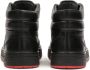Kazar Zwarte sneakers met contrasterende rode zool Black Heren - Thumbnail 4