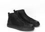 Kazar Zwarte sneakers met enkelhoog bovenwerk Black Heren - Thumbnail 3