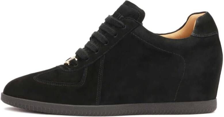 Kazar Zwarte sneakers op een verborgen anker