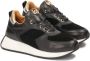 Kazar Zwarte sneakers op een verhoogde witte zool Black Dames - Thumbnail 2