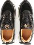 Kazar Zwarte sneakers op een verhoogde witte zool Black Dames - Thumbnail 4