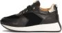 Kazar Zwarte sneakers op een verhoogde witte zool Black Dames - Thumbnail 5
