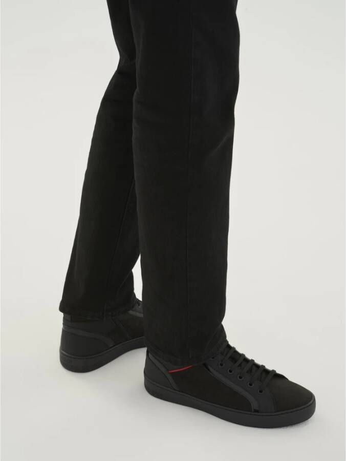 Kazar Zwarte sneakers voor heren Black Heren