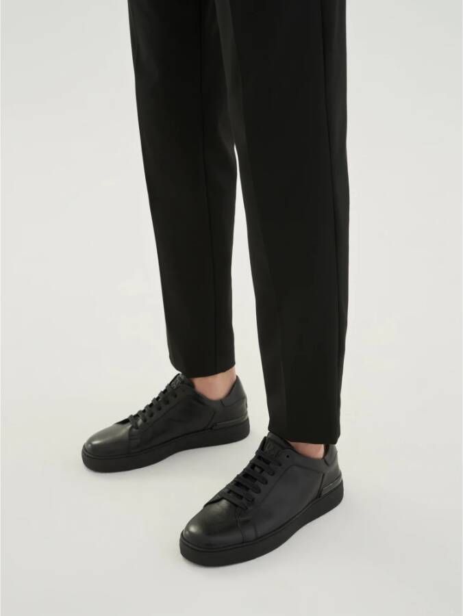 Kazar Zwarte sneakers voor mannen Black Heren