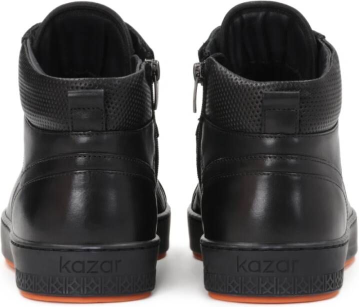 Kazar Zwarte sneakers voor mannen Black Heren