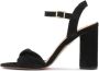 Kazar Zwarte Suède Brede Band Sandalen Black Dames - Thumbnail 5