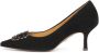 Kazar Zwarte Suède Pumps met Puntige Neus Black Dames - Thumbnail 5