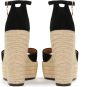 Kazar Zwarte suède sleehak sandalen op een platform Black Dames - Thumbnail 5