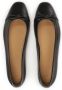 Kazar Zwarte veelzijdige leren ballerina's Black Dames - Thumbnail 4
