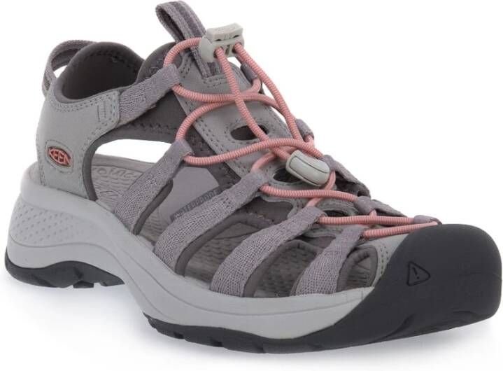 Keen Astoria West Dames Wandelsandalen Grey Coral Grijs Gerecyclede PET flessen - Foto 3