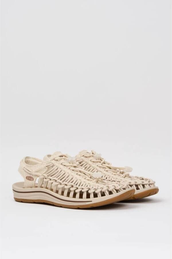 Keen Unieke Sandaal met Bungee Veters Beige Heren