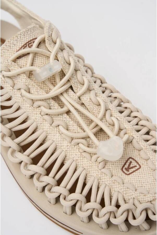 Keen Unieke Sandaal met Bungee Veters Beige Heren
