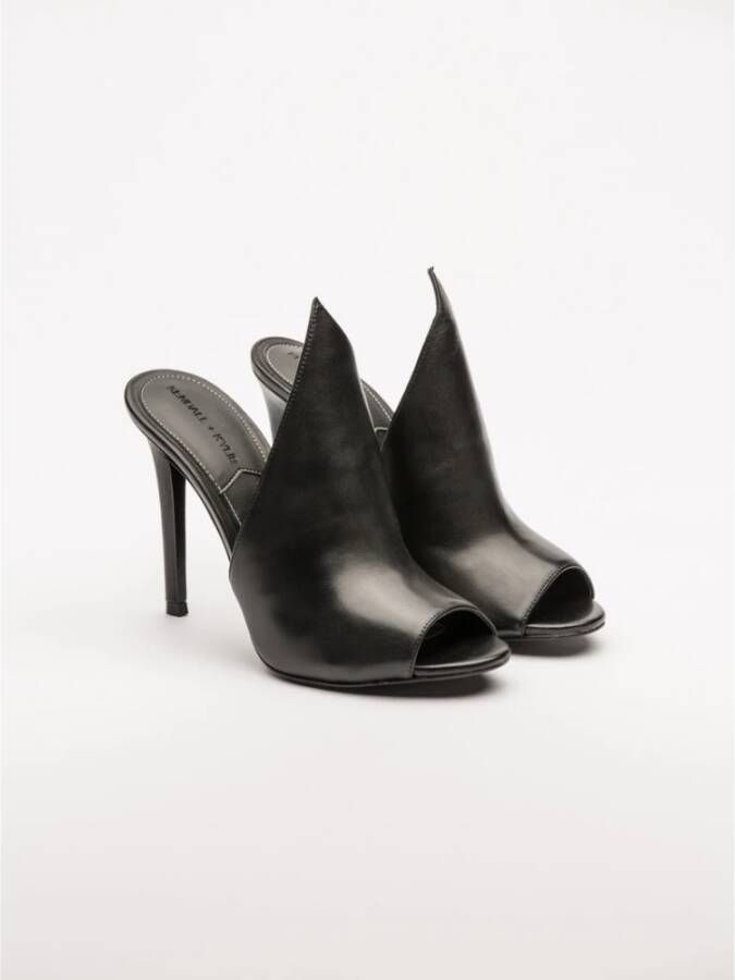 Kendall + Kylie Heeled Mules Black Dames