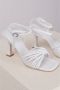 Kennel & Schmenger Hoge hak leren sandalen White Dames - Thumbnail 4