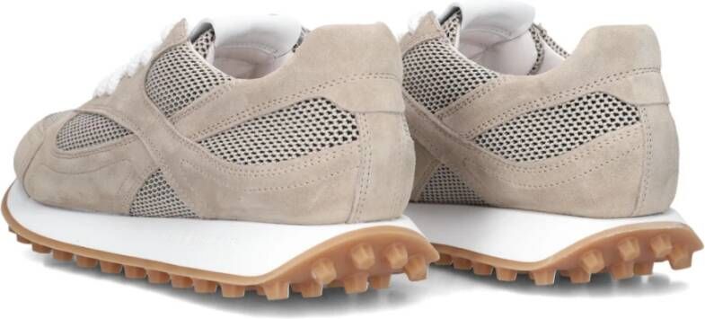 Kennel & Schmenger Beige Suède Lage Sneakers