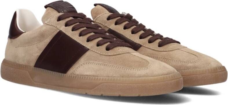 Kennel & Schmenger Beige Suède Lage Sneakers