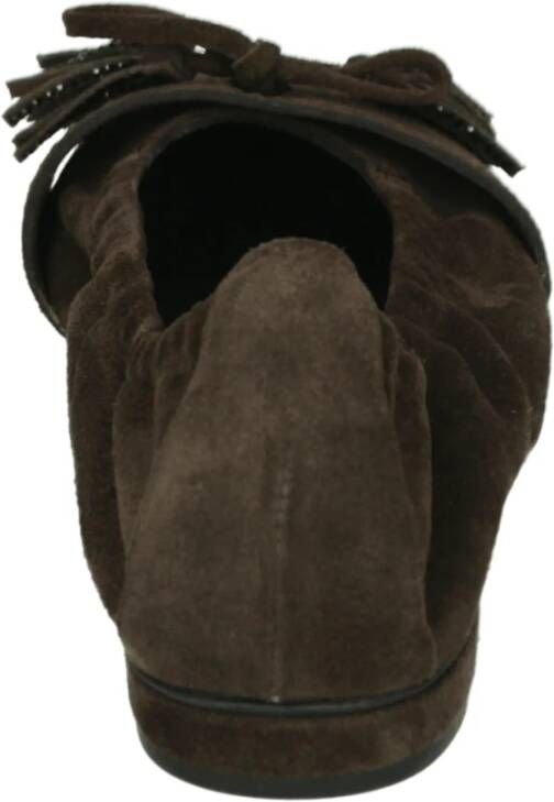 Kennel & Schmenger Bruine Suède Ballerina Schoenen