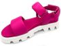 Kennel & Schmenger Stijlvolle platte leren sandalen Roze Dames - Thumbnail 2