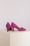 Kennel & Schmenger Fuchsia Suède Puntige Neus Pump Pink Dames - Thumbnail 2