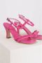 Kennel & Schmenger Leren Vierkante Neus Hoge Hak Sandalen Roze Dames - Thumbnail 2