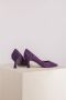 Kennel & Schmenger Paarse Suède Puntige Pump Purple Dames - Thumbnail 2