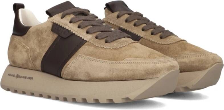 Kennel & Schmenger Taupe Stijlvolle Sneakers voor Herfst Winter