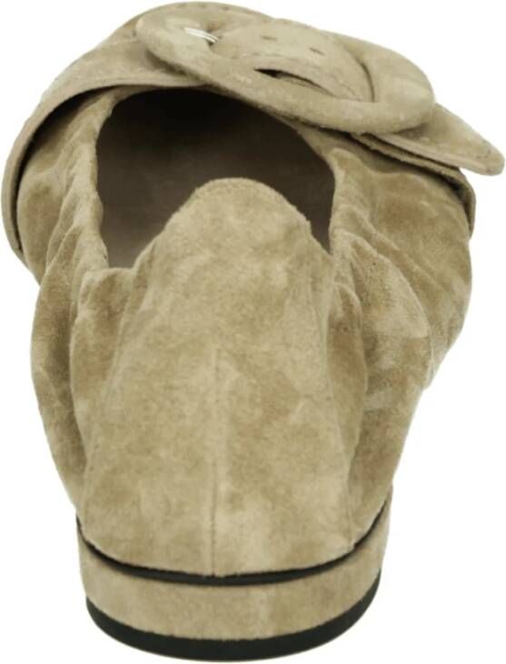Kennel & Schmenger Taupe Suède Ballerina Schoenen