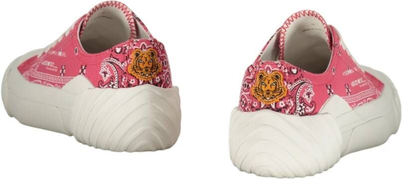 Kenzo Bandana Print Canvas Sneakers