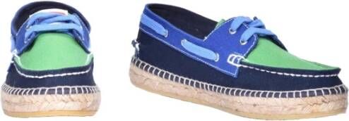 Kenzo Biologisch katoenen bootschoenen marine stijl