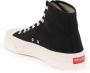 Kenzo Canvas High Top Sneakers met Lucky Tiger Print Black Dames - Thumbnail 2