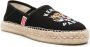 Kenzo Canvas Espadrilles met Geborduurde Lucky Tiger Black Dames - Thumbnail 2