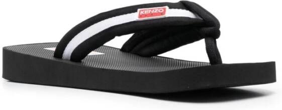 Kenzo Zwarte Stijlvolle Sandalen Zwart Heren